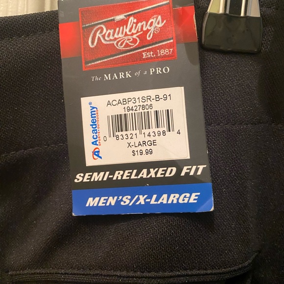 Men’s club Rawlings pants - Picture 3 of 5